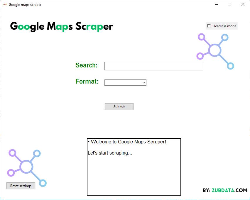 google maps scraper